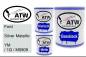 Preview: Ford, Silver Metallic, YM / 1Q / M5909: 1L Lackdose + 1L Klarlack + 500ml Härter - Set, von ATW Autoteile West.